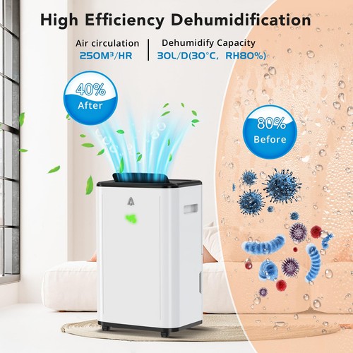Dehumidifier 30l day water - dehumidifier, 6l
