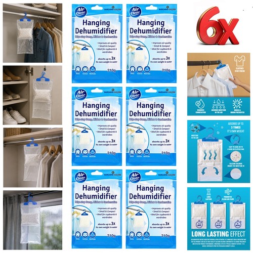 Hanging dehumidifier traps - 6, x