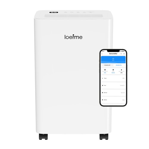 White 16l dehumidifier digital - white,