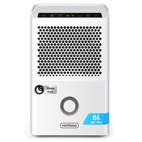 Vonhaus dehumidifier day - dehumidifier, 6l/day